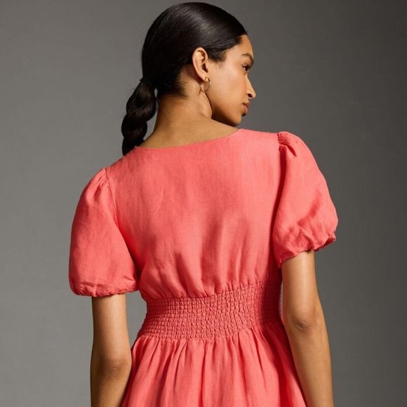 Brand New The Katerina Button-Front Mini Dress - Picture 4 of 10